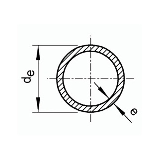 Труба э/с 38.1х2, шлиф.